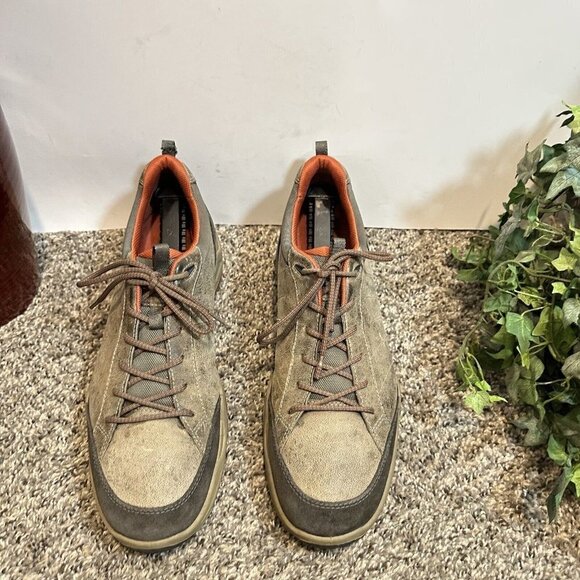 Ecco Men's Athletic Shoes in Brown and Orange - Picture 9 of 9